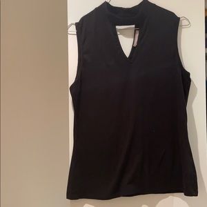 BLACK CHOKER SHIRT